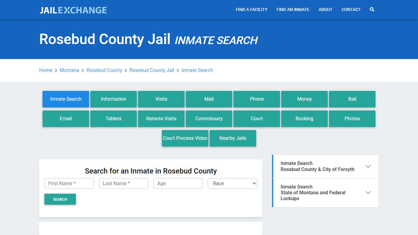 Rosebud County Jail, MT Inmate Search: Roster & Mugshots