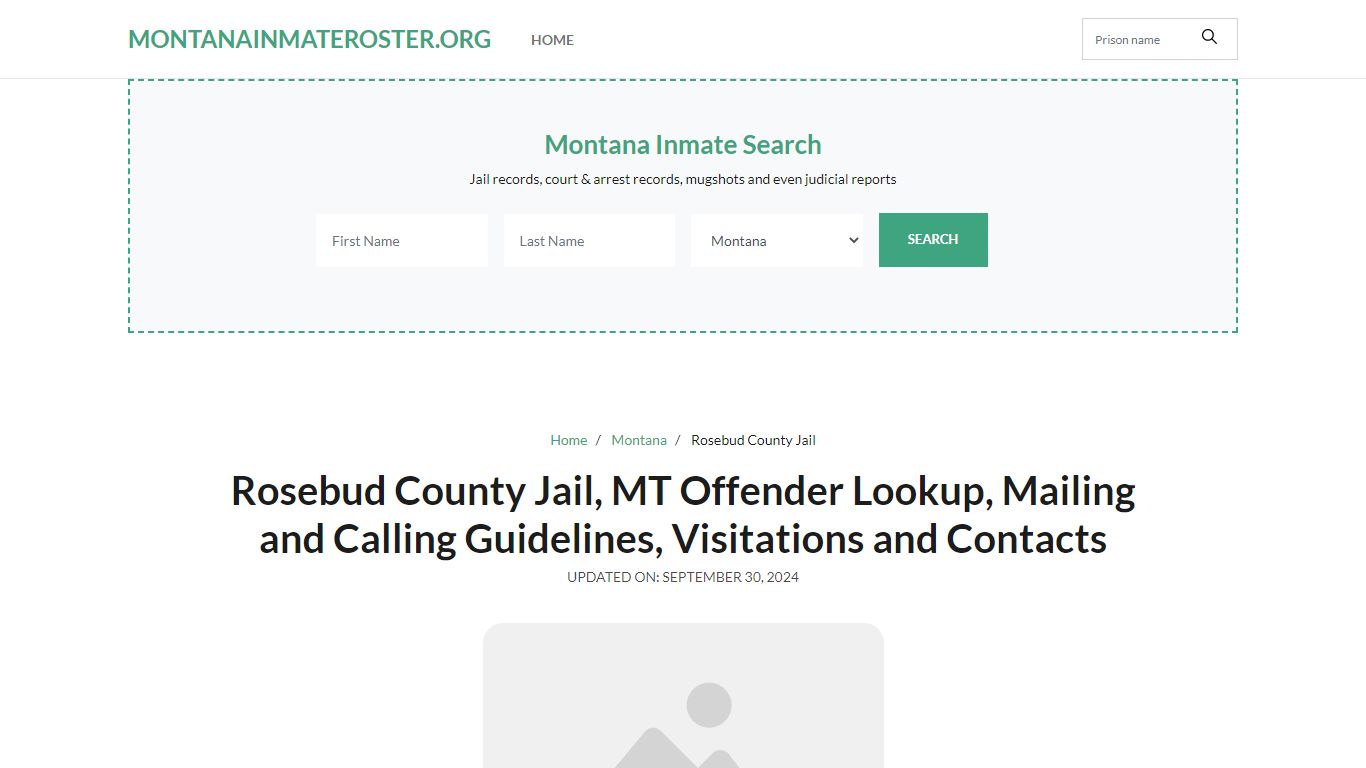 Rosebud County Jail, MT: Inmate Search Options, Visitations, Contacts